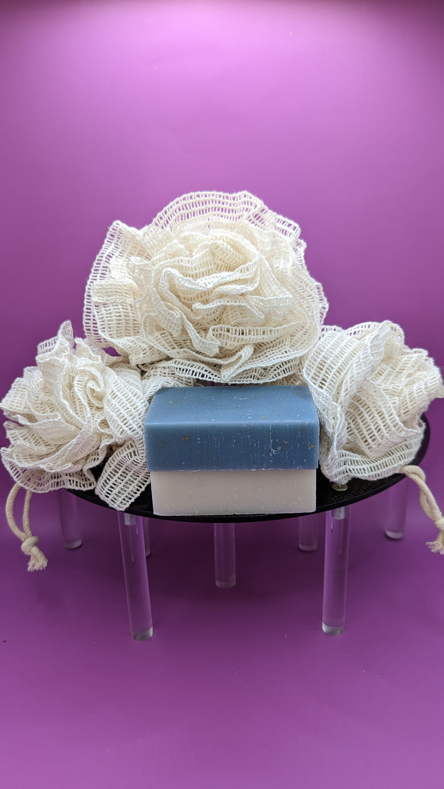 Natural Ramie Fiber Bath Pouf Sponge